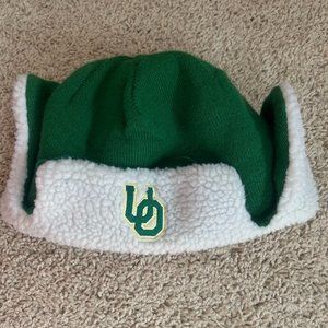 University of Oregon Fur Hat with Flaps